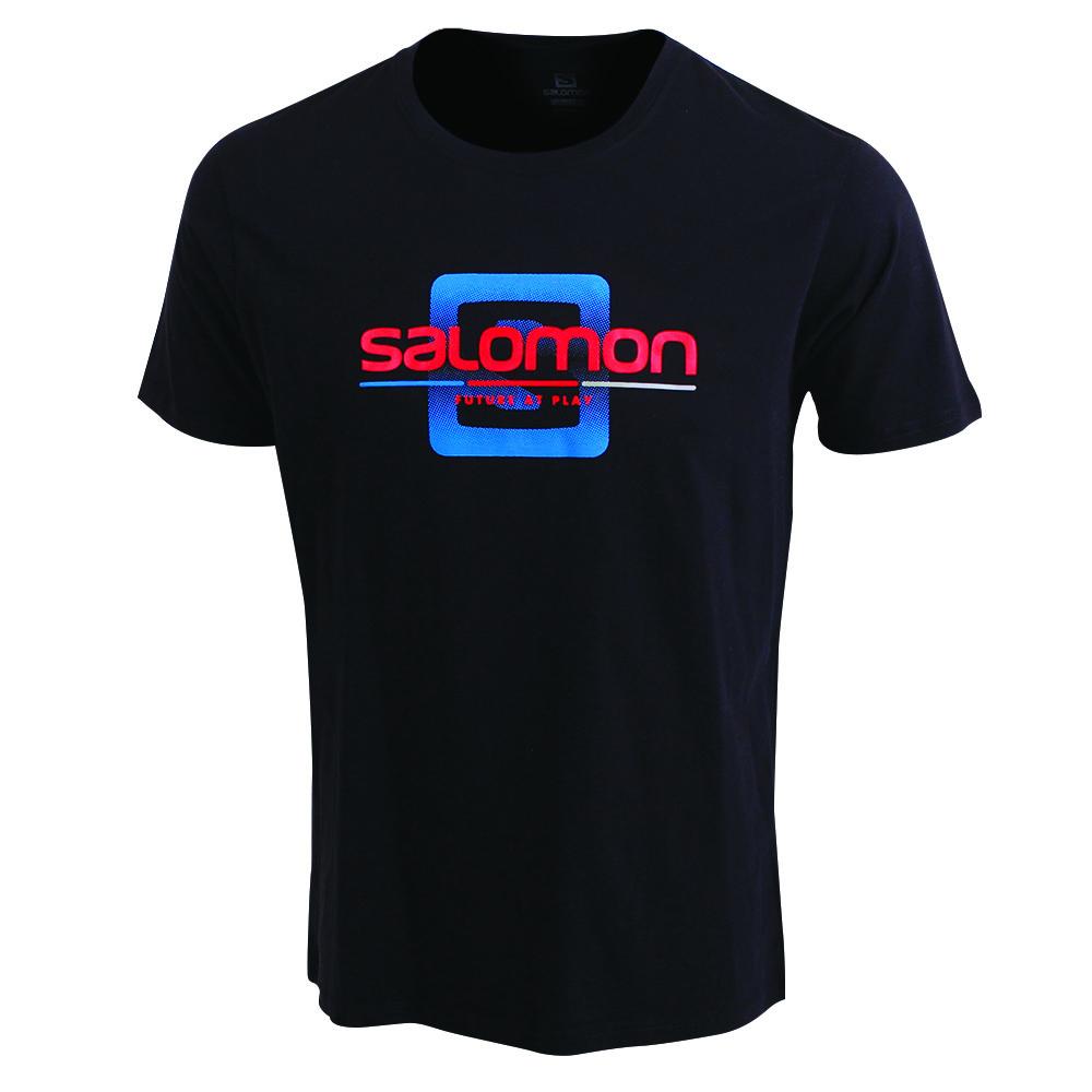 SALOMON UK FINISH LINE SS M - Mens T-shirts Black,JIBE19053